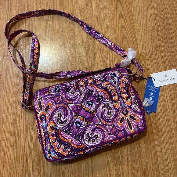 Vera Bradley Iconic RFID Little Hipster Dream Tapestry - Picture 7 of 7